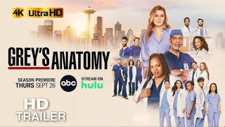 Greys Anatomy Season 21 Official Trailer 2025 4K HDR [upl. by Aixela696]