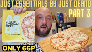 Cheese amp Tomato Pizza  ASDA JUST ESSENTIALS RANGE  Food Review  BUDGET FOOD  Only 66p  Bargain [upl. by Ranna]