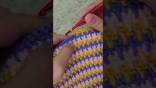 Crochet Blanket Pattern Idea  Crochet Stitches shorts viral knitting diy handmade [upl. by Ecirehs]