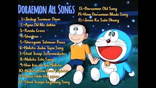 Doraemon All Popular Song PlaylistBest Song Of Doraemon doraemon song shinchan [upl. by Refinnaj]