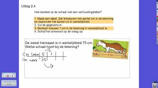 Schaalverdeling en verhoudingstabel [upl. by Mercer]