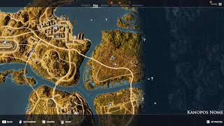 Assassins Creed Origins Natures Way Papyri Puzzle Location Kanopos Nome [upl. by Corinne]