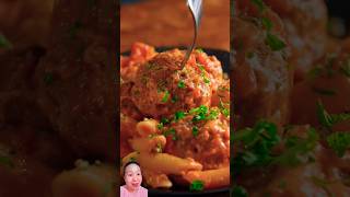 Beef Balls Pastashortcookingmukbangdeliciousrecipe [upl. by Ariaec605]