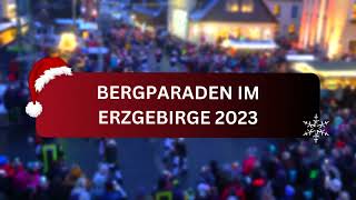 Bergparaden im Erzgebirge 2023 [upl. by Enyaz]