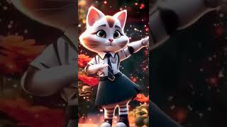 Cute cat dance cat tendding short shortvideo shorts [upl. by Zuleika]