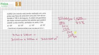 FÍSICA 1 MECÂNICA UERJ 015 [upl. by Drawe779]