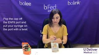 Fill a 60mL ENFit Bolus Syringe with Real Food Blends [upl. by Mayne]