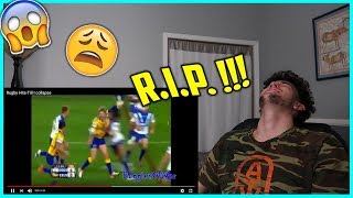 NFL Fan Reacts to Rugby Hits Till I Collapse [upl. by Mencher]