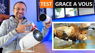 54€ ❤️ Test du vidéoprojecteur HY300 [upl. by Fe]