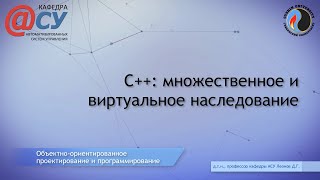 C множественное и виртуальное наследование [upl. by Yniattirb]