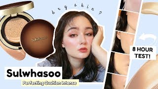 THE BEST KOREAN CUSHION FOR DRY SKIN Sulwhasoo Perfecting Cushion Intense 8 hour test [upl. by Aniluj]