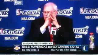 1920s Reporter Guy Scoops Callahan asks Phil Jackson his last question ever [upl. by Ayaj589]