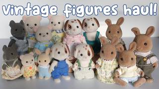 I bought vintage figures Sylvanian Families haul  Polaris bears dalmatians and more [upl. by Dloreh]