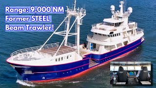 THIS Is The Only TRAWLER SuperYacht Of Its Kind  MY Scintilla Maris [upl. by Dave]