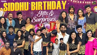 Siddhu Birthday Gifts amp Surprises 🎁  SidshnuOfficial  Tamada Media [upl. by Genaro]