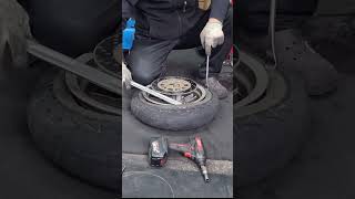 motorcycle tire removal [upl. by Adeys]