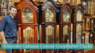 Schneider Gehäuse Customisable Grandfather Clocks [upl. by Malinin]