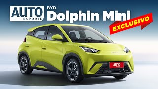 BYD DOLPHIN MINI ELE CHEGA EM 2024 E PODE SER O CARRO ELÉTRICO MAIS BARATO DO BRASIL [upl. by Eylsel]