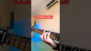 5 Shape Of G Major shorts guitarmusic chords [upl. by Ehrlich672]