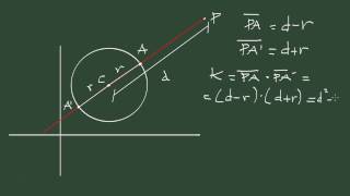 12Cónicas potencia de un punto respecto a una circunferencia y estudio de la posición relativa [upl. by Assetnoc721]