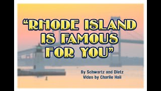 Rhode Island is Famous for YOU  Charlie Hall Karaoke [upl. by Ikir]