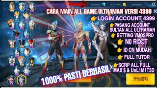 Login 4399Pasang account All game ultraman ufsulhuwogDLL N0 R©©tvmospro terbaru [upl. by Nyrraf]