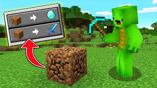 Minecraft But DIRT IS OVERPOWERED [upl. by Lanita]