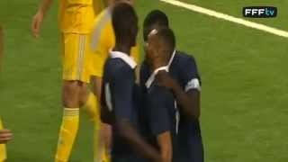 Superbe ciseau de Layvin Kurzawa Kazakhstan France Espoirs 04092014 [upl. by Alekim]