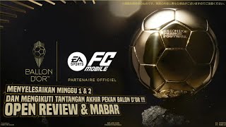 Live FC Mobile  Menyelesaikan Minggu 1 amp 2 Dan Mengikuti Tantangan Akhir Pekan Balon Dor [upl. by Llimaj]