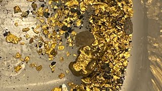 Gold panning in Alabama Gold sluicing  How to find Garnets and other gemstones 💎 gold gems [upl. by Needan234]