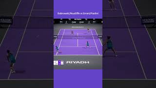 WTA Finals 2024 Doubles R1 DabrowskiRoutliffe vs ErraniPaolini 4 wta highlights tennis [upl. by Emerej]