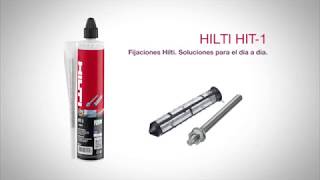 Resina anclaje multimaterial Hilti HIT1 [upl. by Zsuedat]