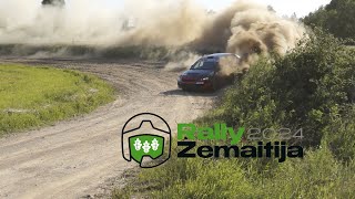 Rally Zemaitija 2024 LARSČ  sprint goes sideways [upl. by Nerak]