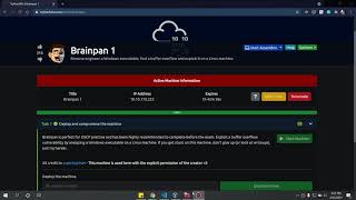 TryHackMe Brainpan Part 1 [upl. by Vez]