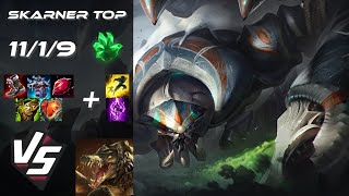 TOP Skarner vs Renekton  EU Grandmaster Patch 1414 [upl. by Alimak]