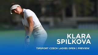 Klara Davidson Spilkova excited to be at home this week  Tipsport Czech Ladies Open [upl. by Fuld]