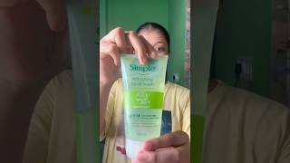 Skin Care  Face wash skincare minivlog reels [upl. by Richey309]