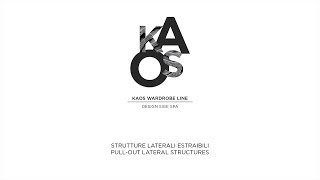 Linea Kaos strutture laterali estribili  Kaos range pullout lateral structures K310 K320 [upl. by Erlin]