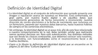 Introducción a cultura digital [upl. by Ylatan920]