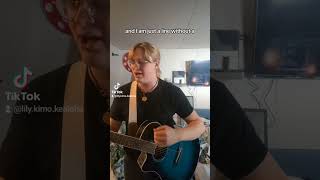 Line Without a Hook  by Ricky Montgomery cover by me cover singersongwriter guitarcover [upl. by Allemrac655]