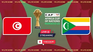 Tunisia vs Comoros 🔴Live Match Today⚽🎬 [upl. by Inram]