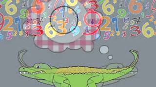 Number Eating Alligator Song [upl. by Corina]