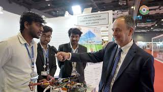 ITU INTERVIEWS  WTSA24 Expo DTown Robotics and the SRM Institute of Science and Technology [upl. by Aicilehp]