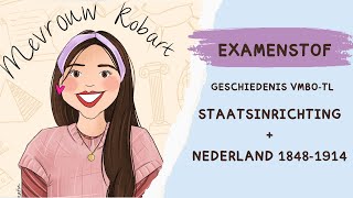 Examen  MAVO 4  Geschiedenis  Staatsinrichting  Nederland 18481914 [upl. by Ahteral]