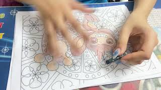 Instructions for coloring a picture of a brown bokemon like this [upl. by Ennairda859]