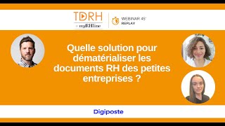 Quelle solution pour dématérialiser les documents RH des petites entreprises [upl. by Laine33]