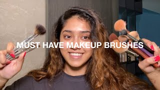 MUST HAVE MAKEUP BRUSHES [upl. by Aitnyc]