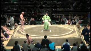 May 2011 Basho Day 5 Ms2e Takanoyama 11  Ms6w Kitaharima 11 [upl. by Hjerpe147]