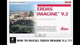 HOW TO INSTALL ERDAS IMAGINE 92 [upl. by Radcliffe]