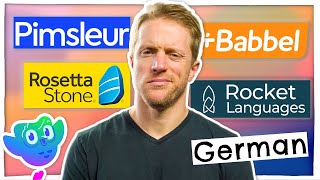 Best Way To Learn German Babbel vs Duolingo vs Rosetta Stone vs Pimsleur vs Rocket German [upl. by Scales]